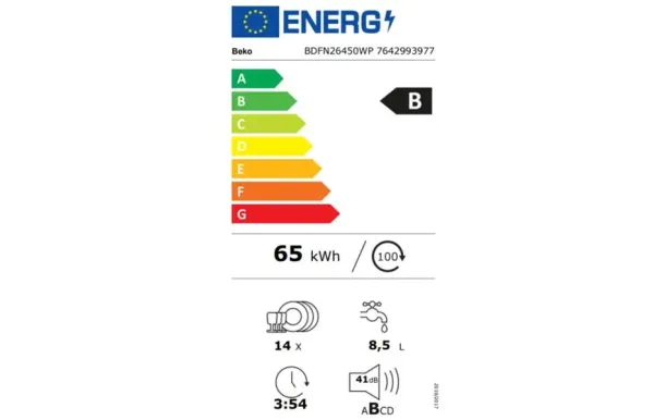 BEKO Lave-vaisselle large BDFN26450WP